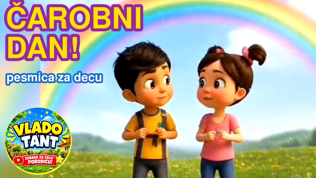 Čarobni dan – pesmica za decu, poster